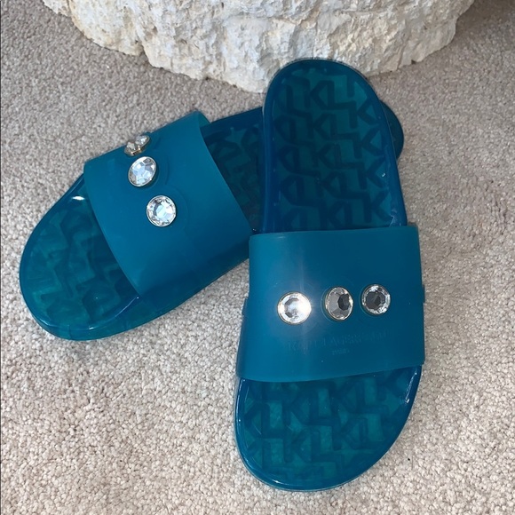 Karl Lagerfeld Jelly Slide Sandals - Picture 5 of 6